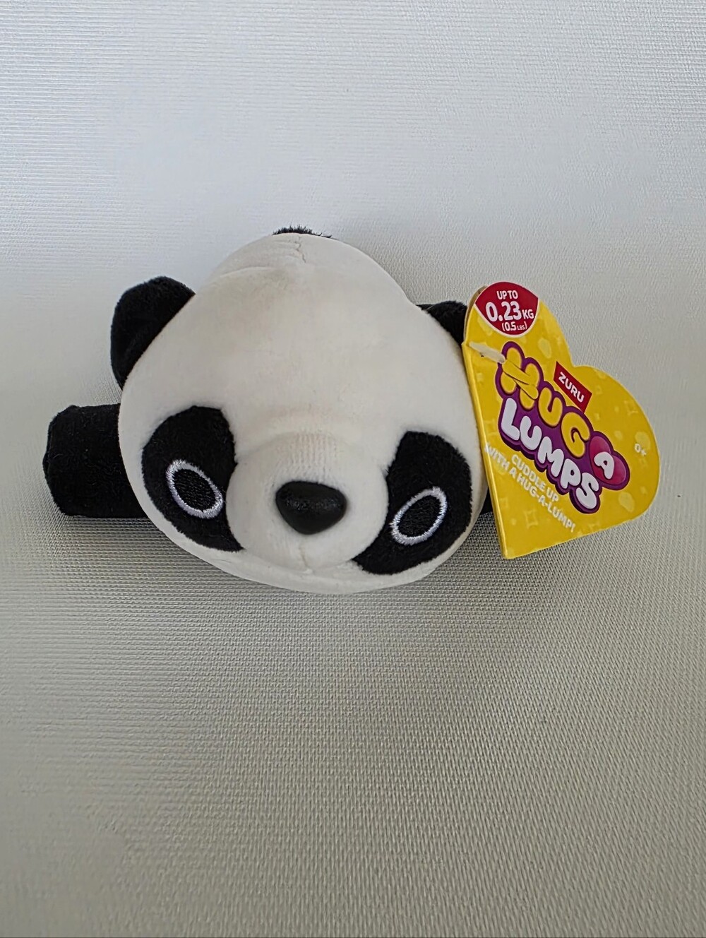 Hug-A-Lumps Panda Weighed Plush Toy - Black & White
